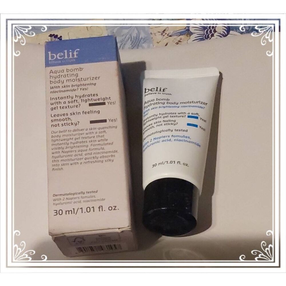 BNIB~BELIF Aqua Bomb Hydrating Body Moisturizer~30ml/1.01 fl.oz.